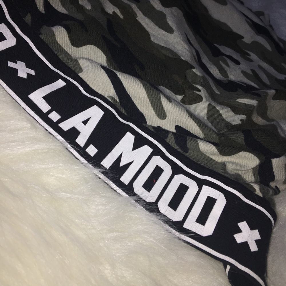 SOLD Camo Crop Top